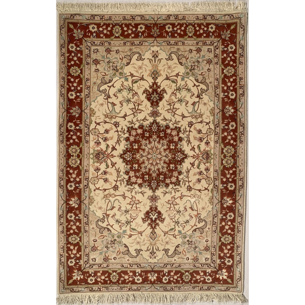 Tappeto persiano Tabriz 60R misura 100x150 cm