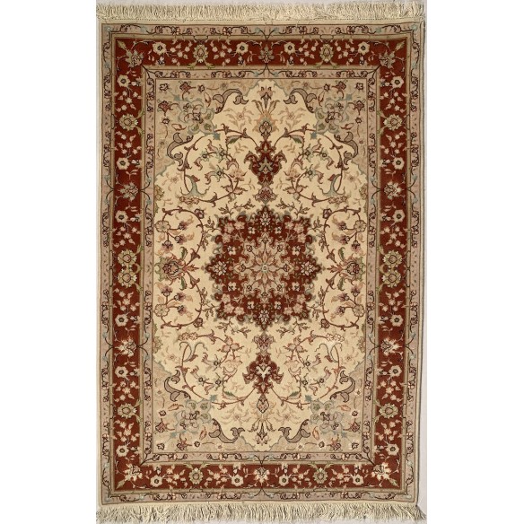 Tappeto persiano Tabriz 60R misura 100x150 cm