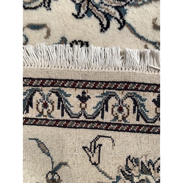 Tappeto persiano Nain bianco misura 90x140 cm