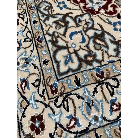 Tappeto persiano rosso Nain 6LAmisura 100x150 cm