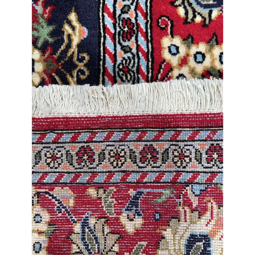 Tappeto Persiano blu Qum misura 127x198 cm