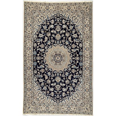 Tappeto persiano in lana Nain misura 130x211 cm