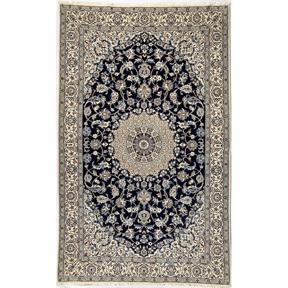 Tappeto persiano in lana Nain misura 130x211 cm
