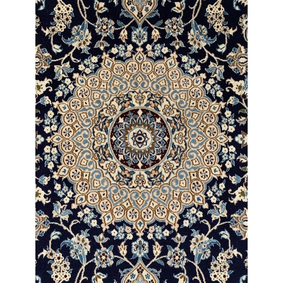 Tappeto persiano in lana Nain misura 130x211 cm