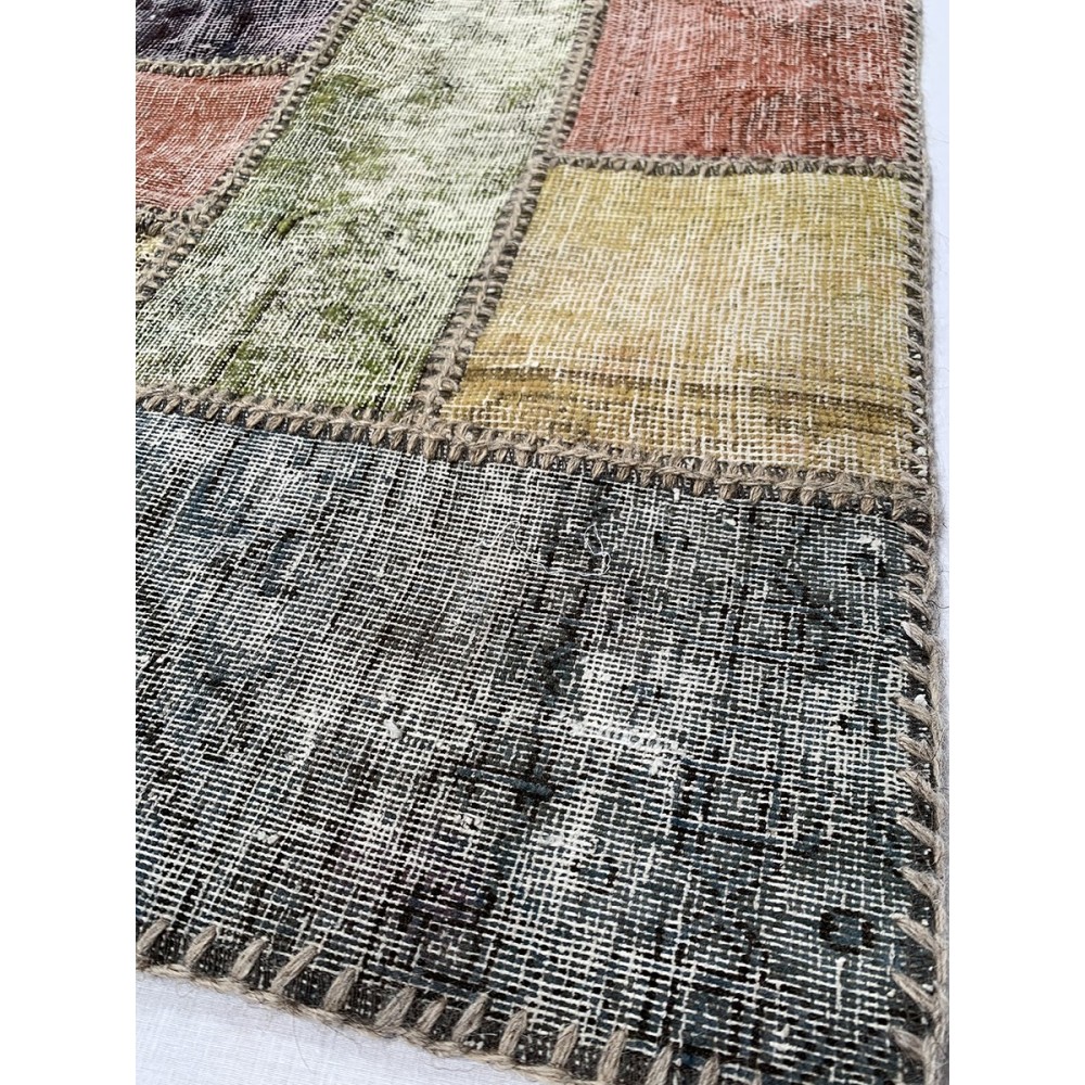 Tappeto moderno multicolore patchwork 103x160 cm