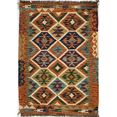 Tappeto in lana Kilim 124x85 cm