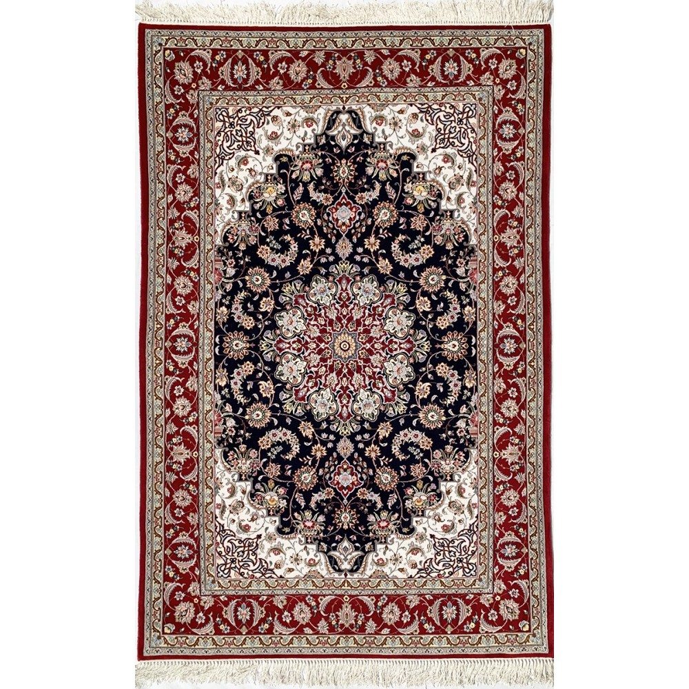 Tappeto persiano Isfahan misura 130x200 cm