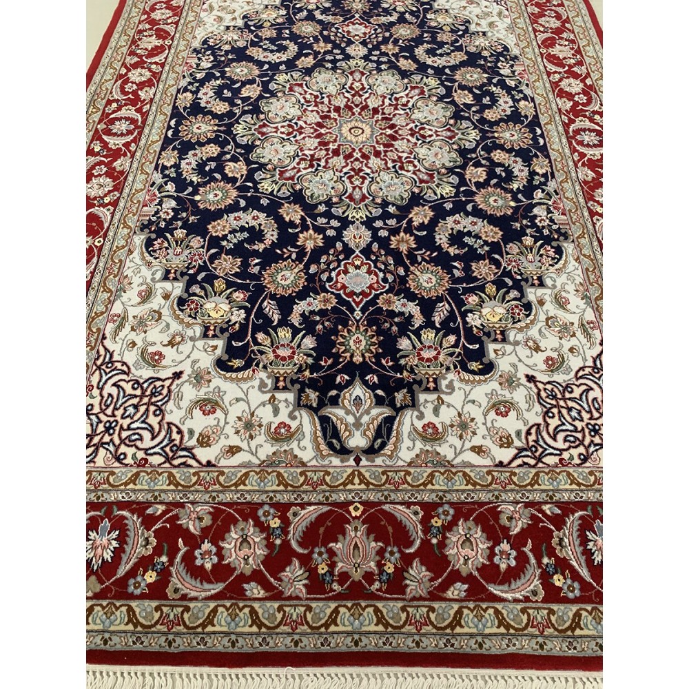 Tappeto persiano Isfahan misura 130x200 cm