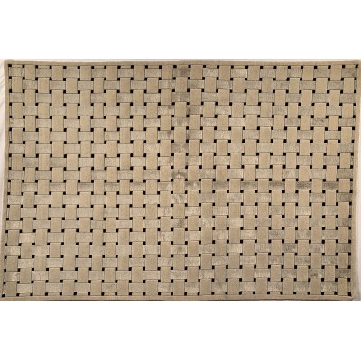 Tappeto moderno Yamta bianco e nero misura 137x204 cm