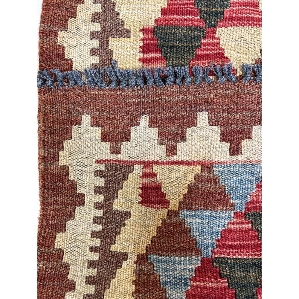 Tappeto in lana kilim misura 89x202 cm