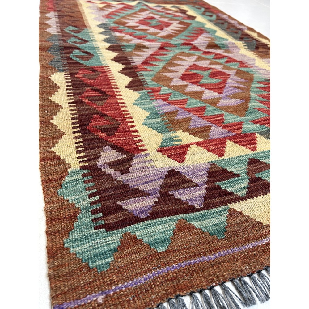 Tappeto kilim in lana misura 80x125 cm