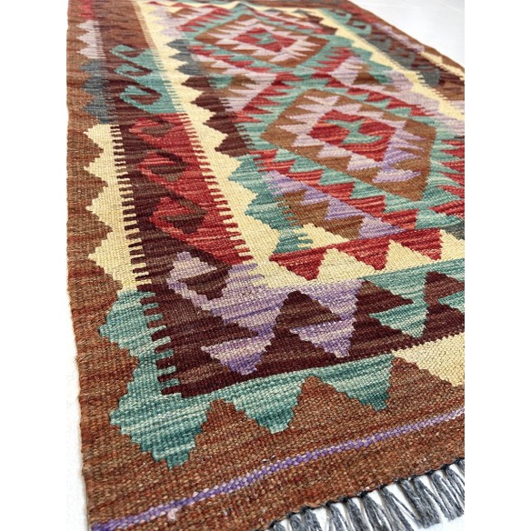 Tappeto kilim in lana misura 80x125 cm