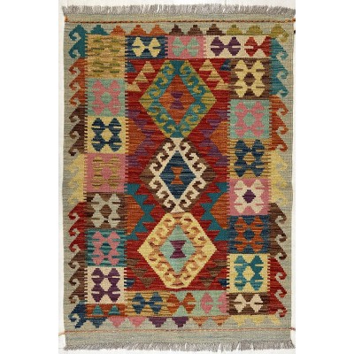Tappeto kilim in lana misura 88x127 cm