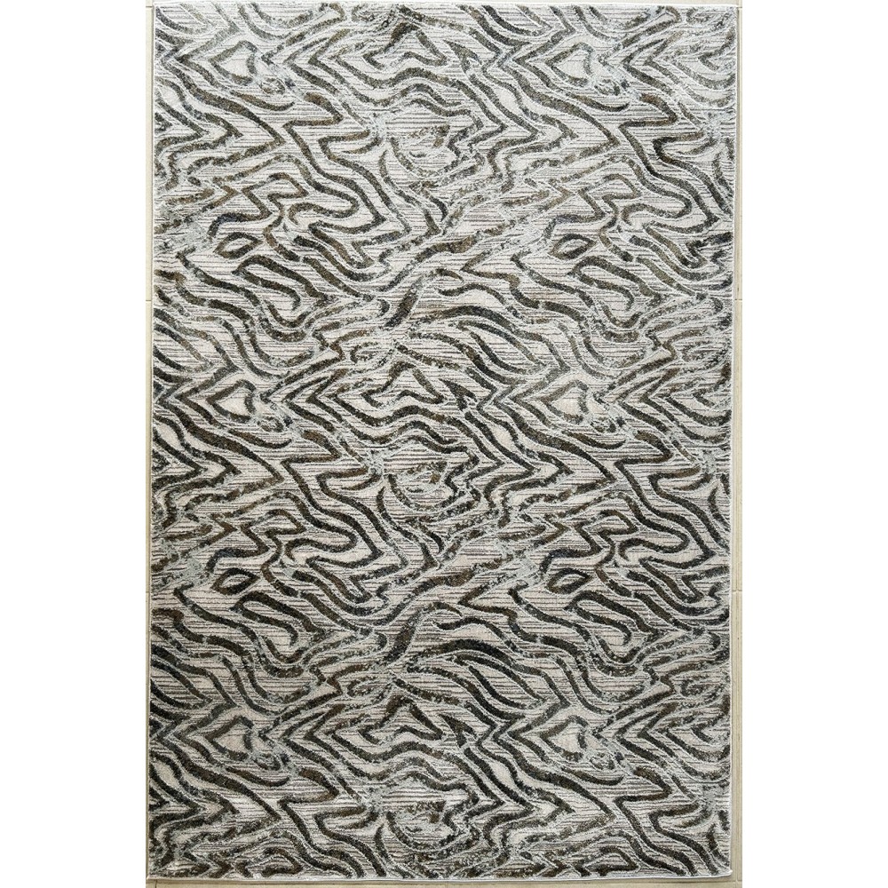 Tappeto moderno grigio astratto castilla