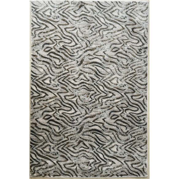 Tappeto moderno grigio astratto castilla