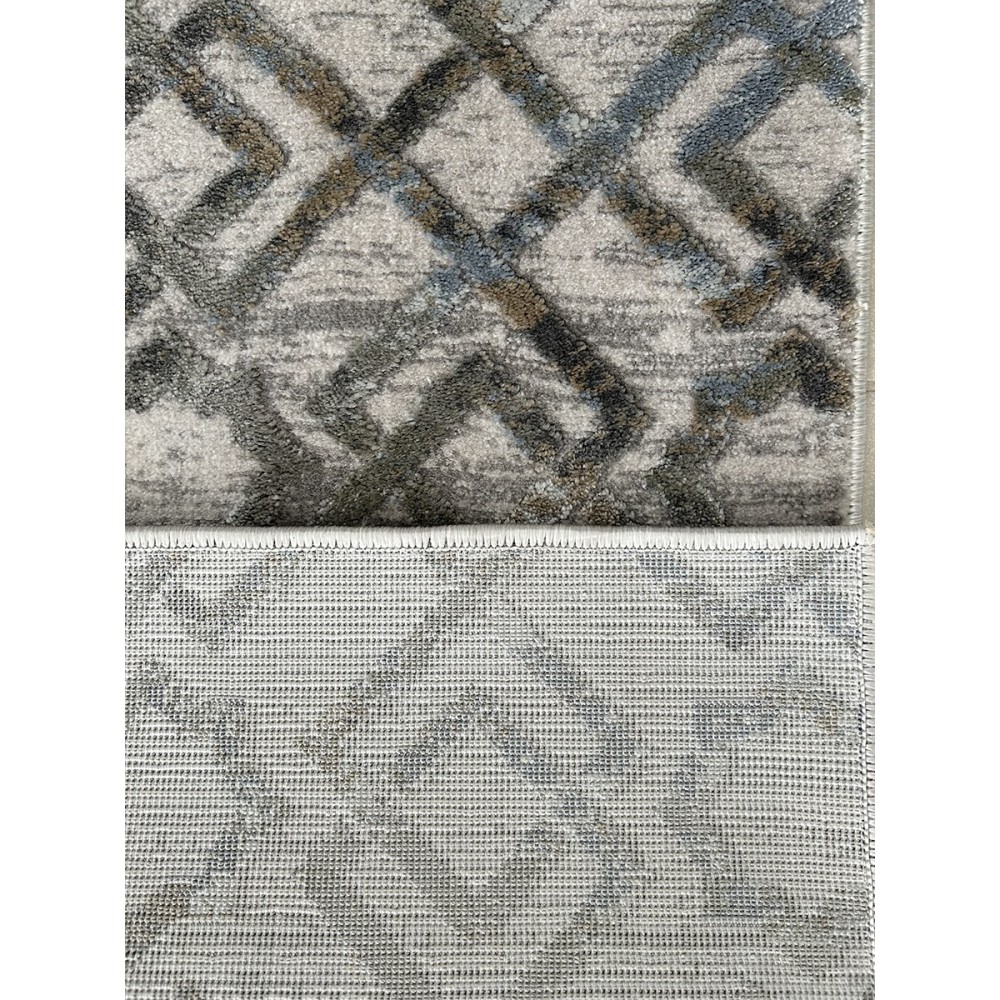 Tappeto moderno grigio geometrico castilla