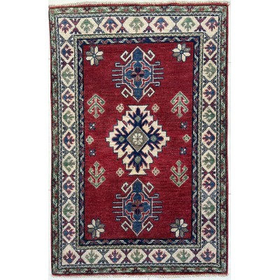 Tappeto in lana rosso Ozbek misura126x82 cm