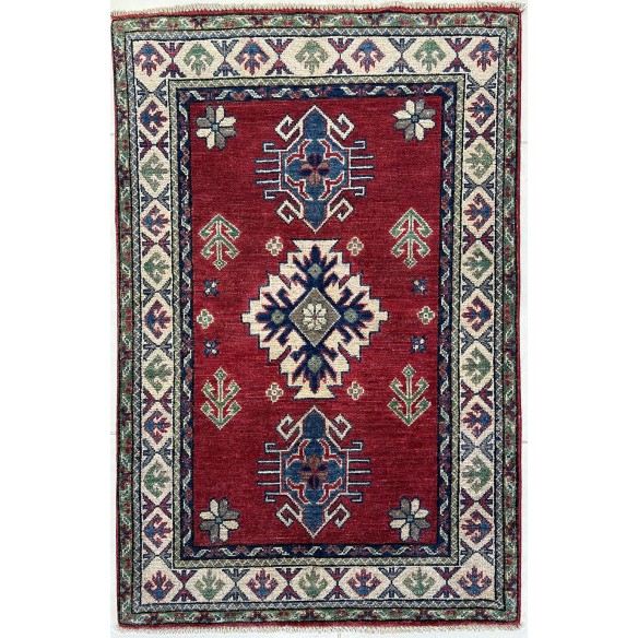 Tappeto in lana rosso Ozbek misura126x82 cm