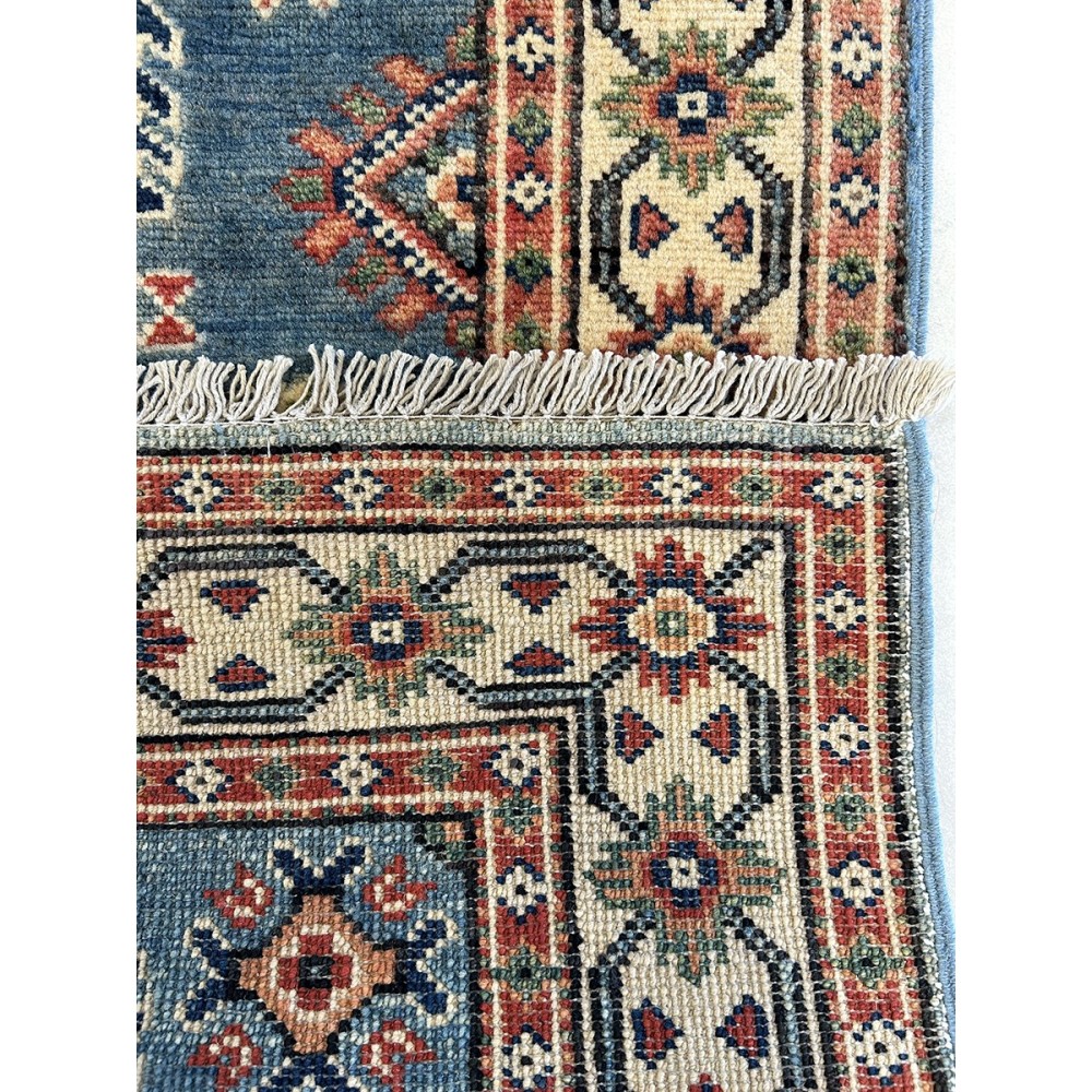 Tappeto in lana Ozbek azzurro misura 116x85 cm