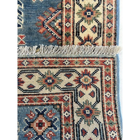 Tappeto in lana Ozbek azzurro misura 116x85 cm