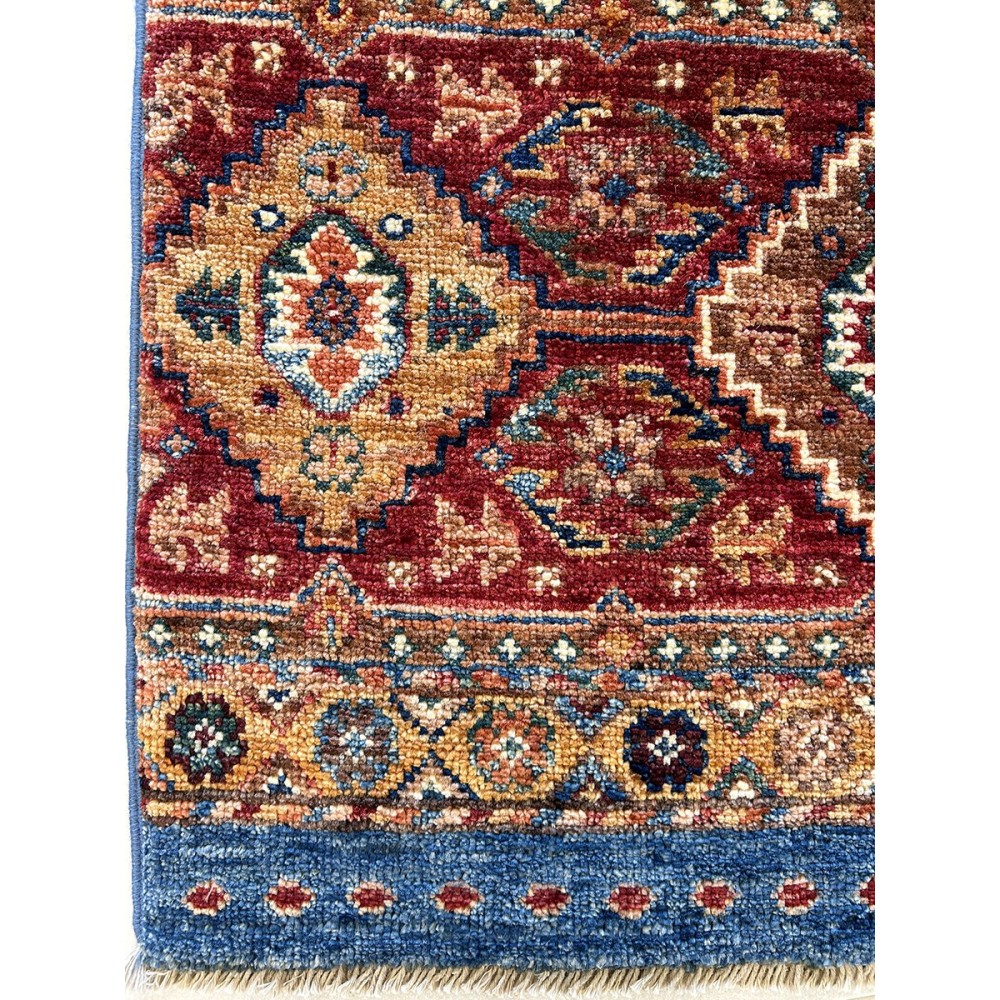 Tappeto in lana afgano korjin shabargan misura 132x85 cm