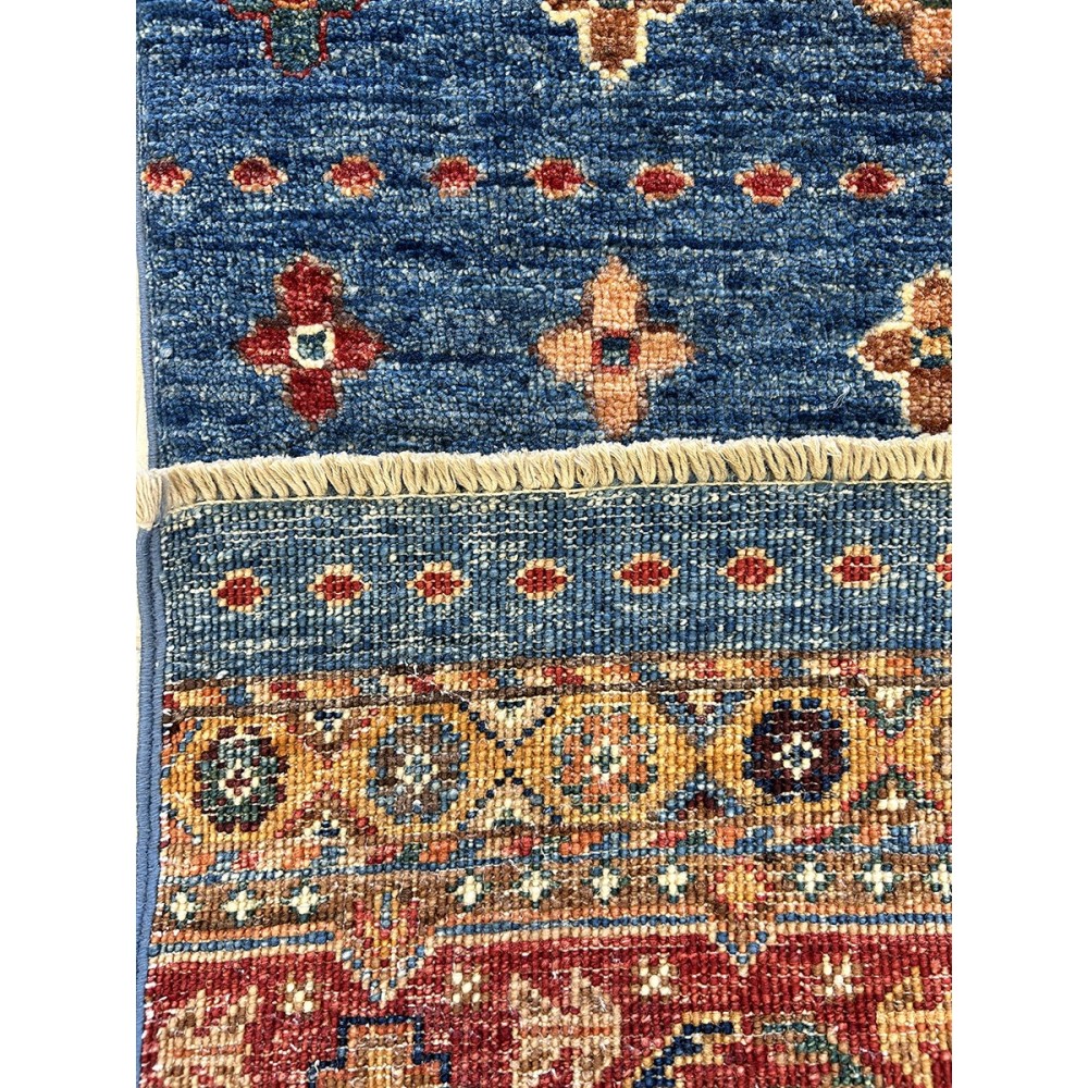 Tappeto in lana afgano korjin shabargan misura 132x85 cm