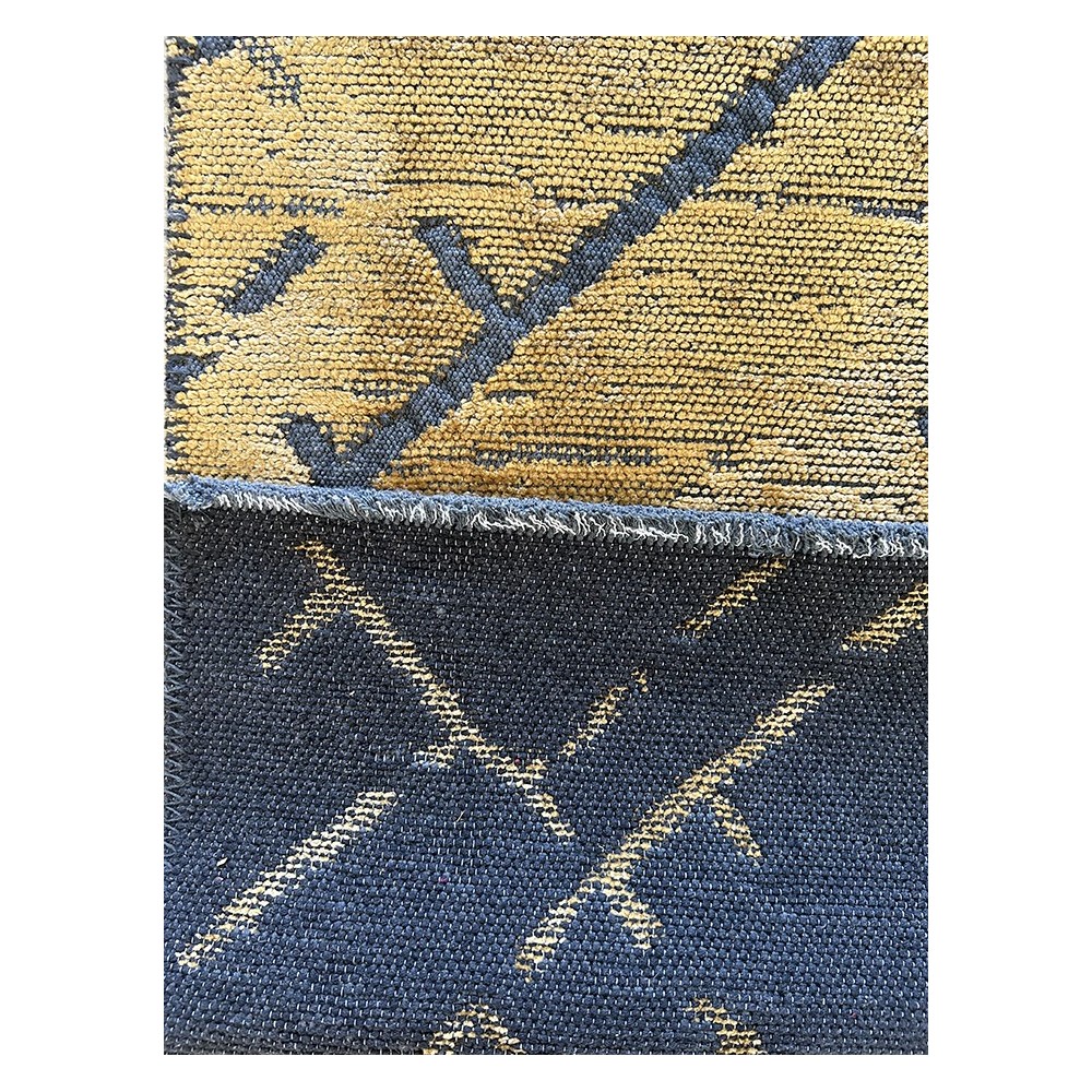 Tappeto moderno colore oro e grigio misura 120x180 cm