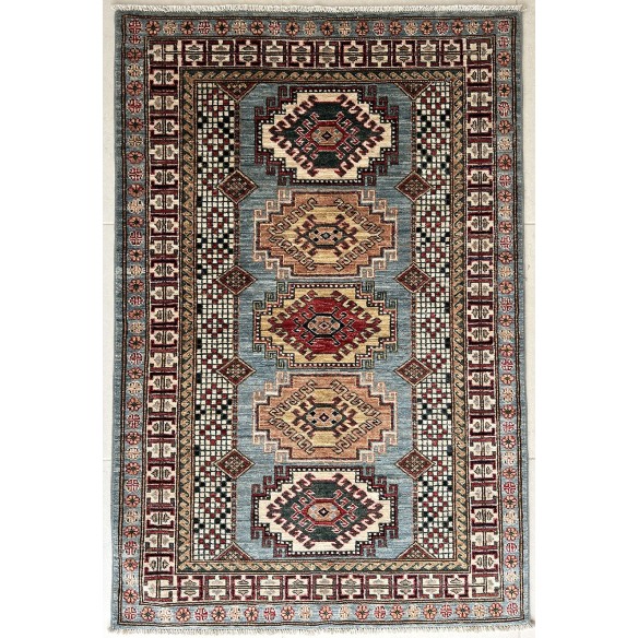 Tappeto in lana geometrico ozbek qualita' extra misura 157x105 cm