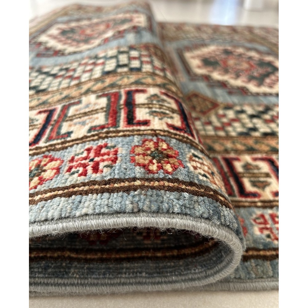 Tappeto in lana geometrico ozbek qualita' extra misura 157x105 cm