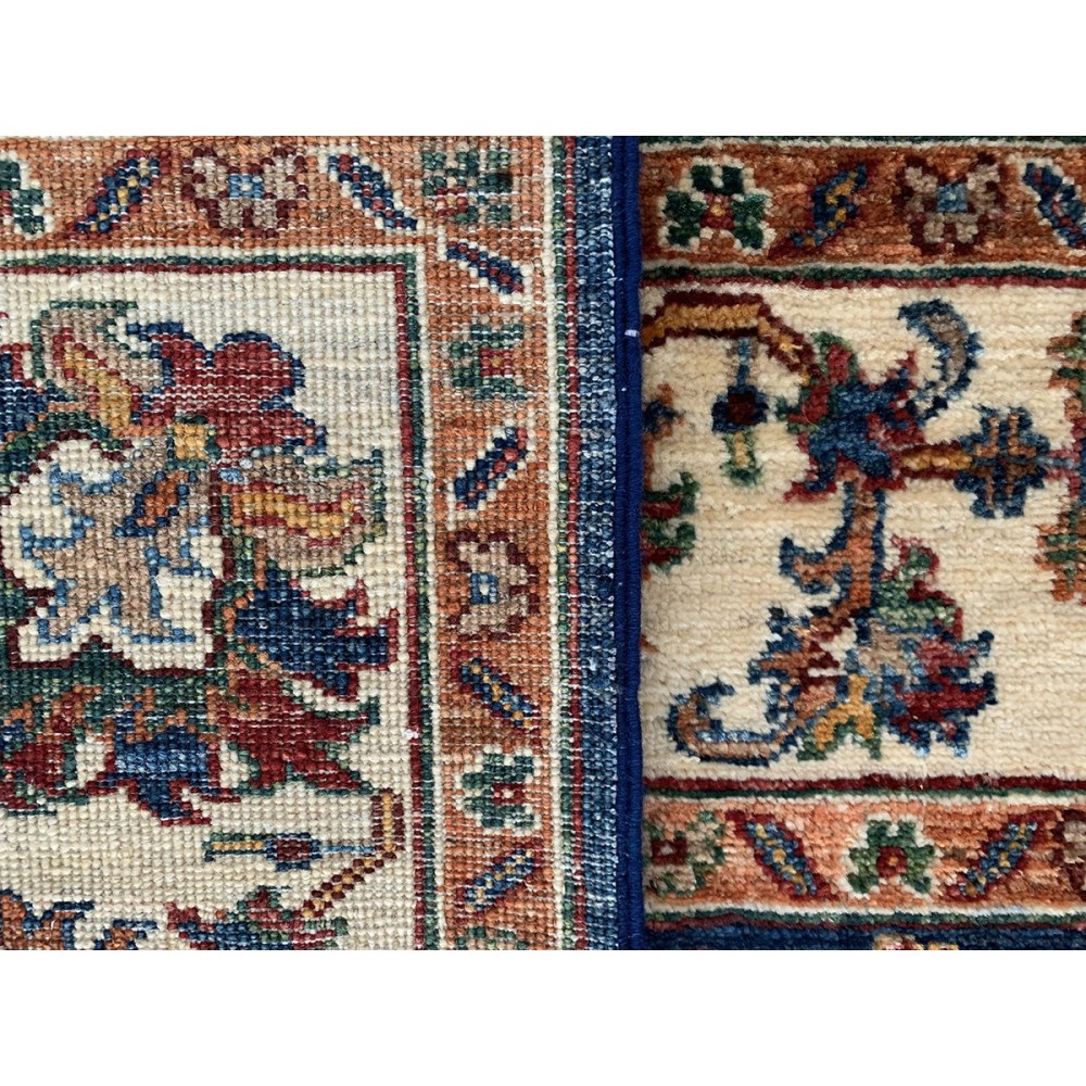 Tappeto in lana Ziegler blu misura 159x200 cm