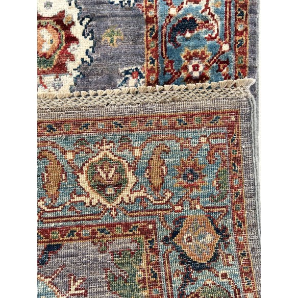 tappeto moderno floreale ariana annodato a mano 155x101 cm