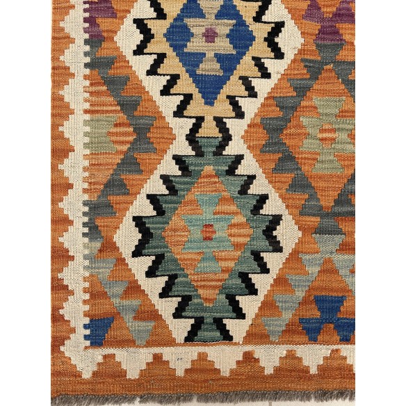 tappeto in lana kilim afgano 153x100 cm