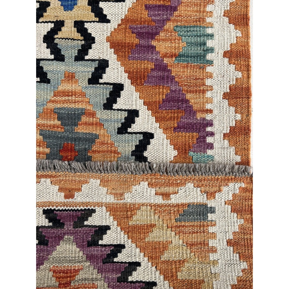 tappeto in lana kilim afgano 153x100 cm