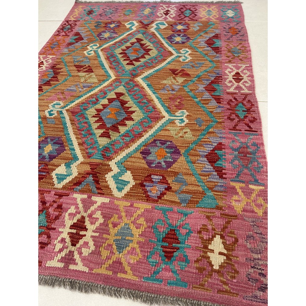 tappeto in lana kilim 148x100 cm