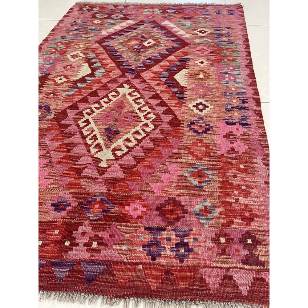 tappeto in lana kilim afgano 97x150