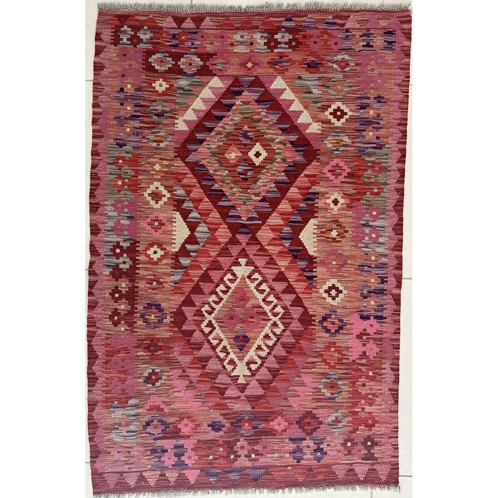 tappeto in lana kilim afgano 97x150