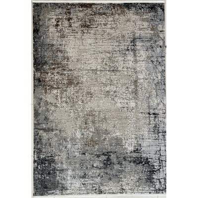 Tappeto moderno Ascension fondo beige disegno astratto misura 230x160 cm