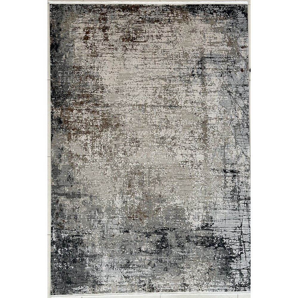 Tappeto moderno Ascension fondo beige disegno astratto misura 230x160 cm