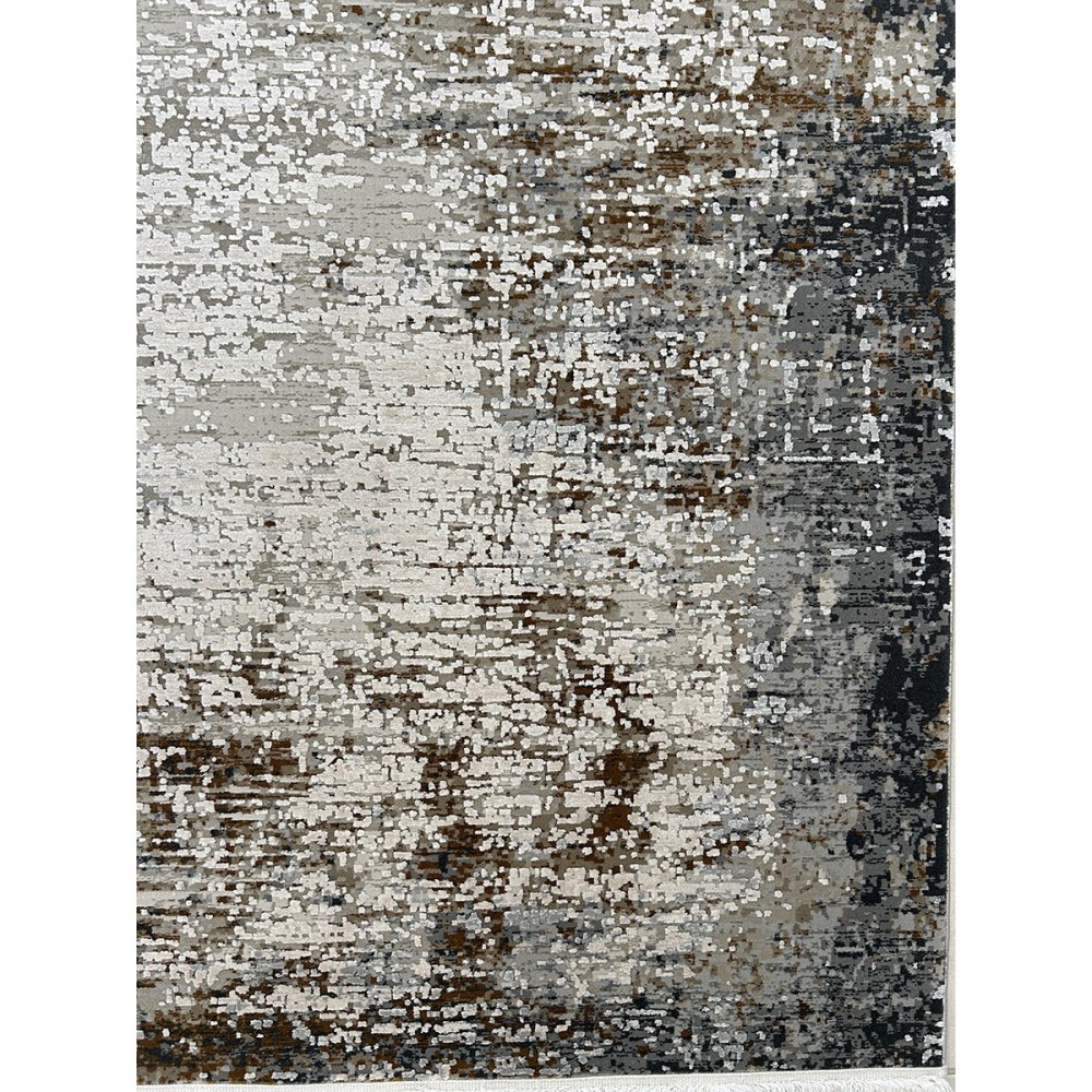 Tappeto moderno Ascension fondo beige disegno astratto misura 230x160 cm