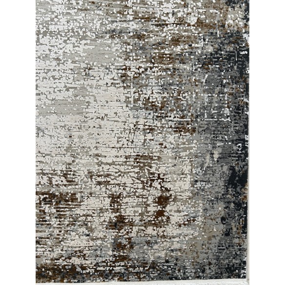 Tappeto moderno Ascension fondo beige disegno astratto misura 230x160 cm