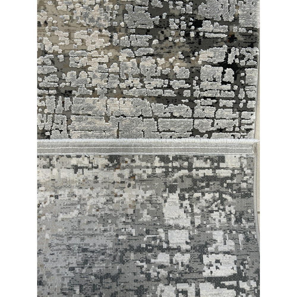 Tappeto moderno Ascension fondo beige disegno astratto misura 230x160 cm