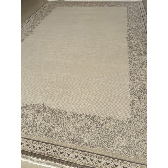 Tappeto Olimpos moderno contemporaneo colore chiaro misura 230x160 cm