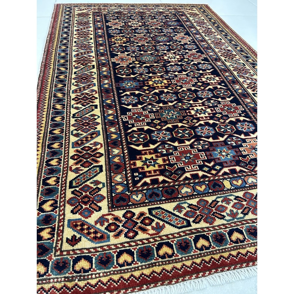 Tappeto in lana geometrico shirwan 88x139 cm