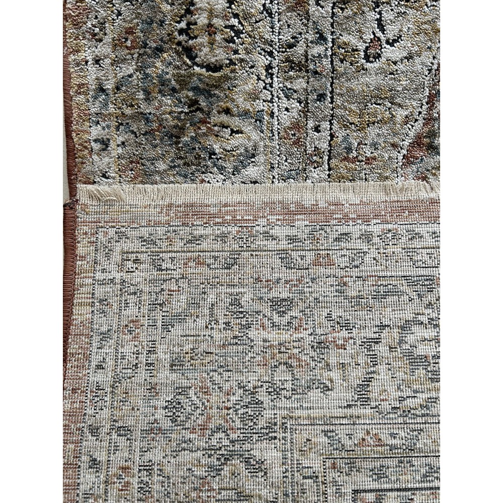 Tappeto moderno rosso disegno geometrico york