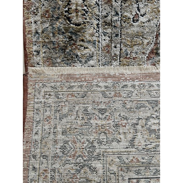 Tappeto moderno rosso disegno geometrico york