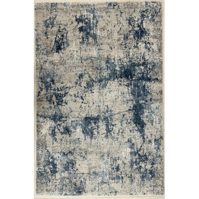 Tappeto moderno azzurro disegno astratto Montreal