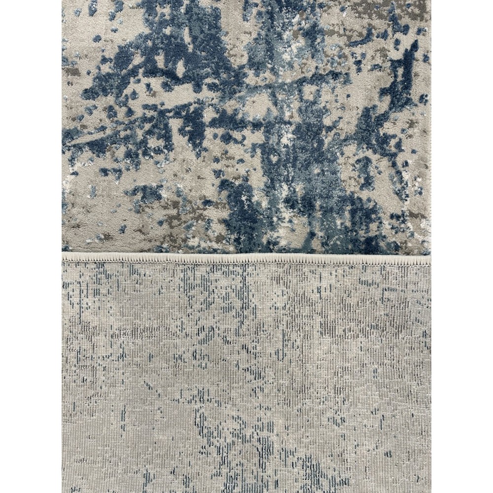 Tappeto moderno azzurro disegno astratto Montreal