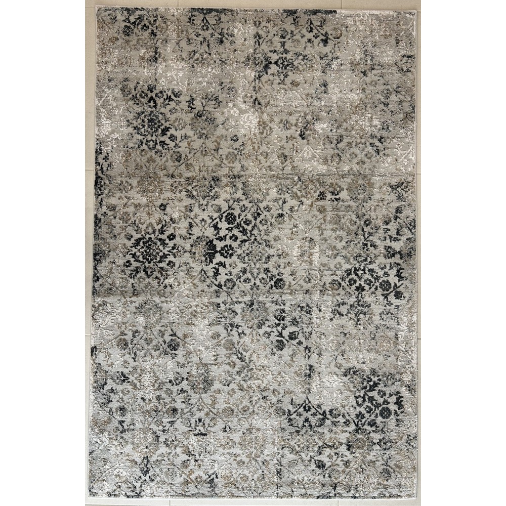 Tappeto moderno contemporaneo grigio e tortora