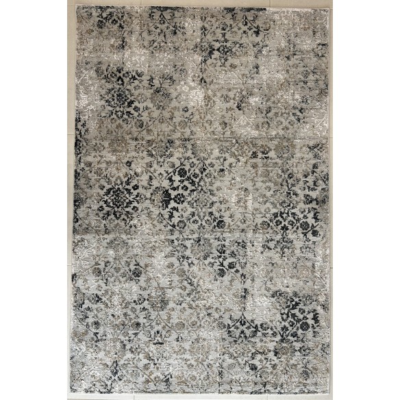 Tappeto moderno contemporaneo grigio e tortora