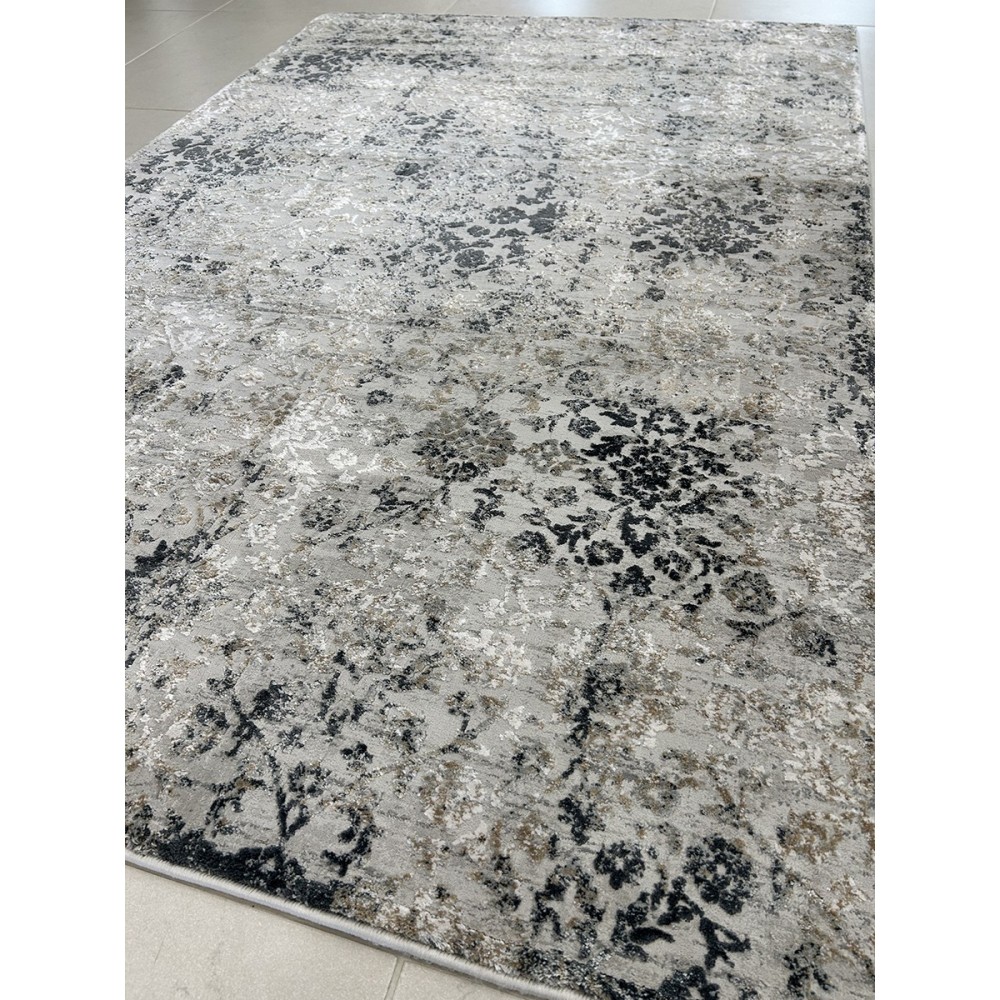 Tappeto moderno contemporaneo grigio e tortora